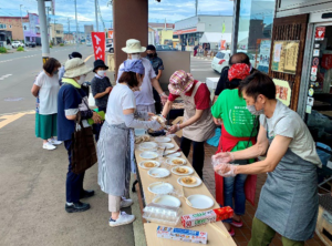 2022夢わくわく夏祭り　焼き鳥やホタテ焼きが好評